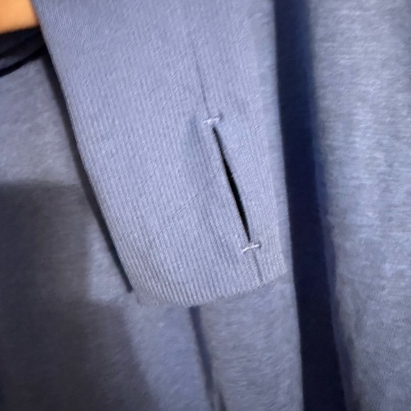 Nike Running Blue Long Sleeve Dri Fit w/Thumb Holes Top - Picture 3 of 5